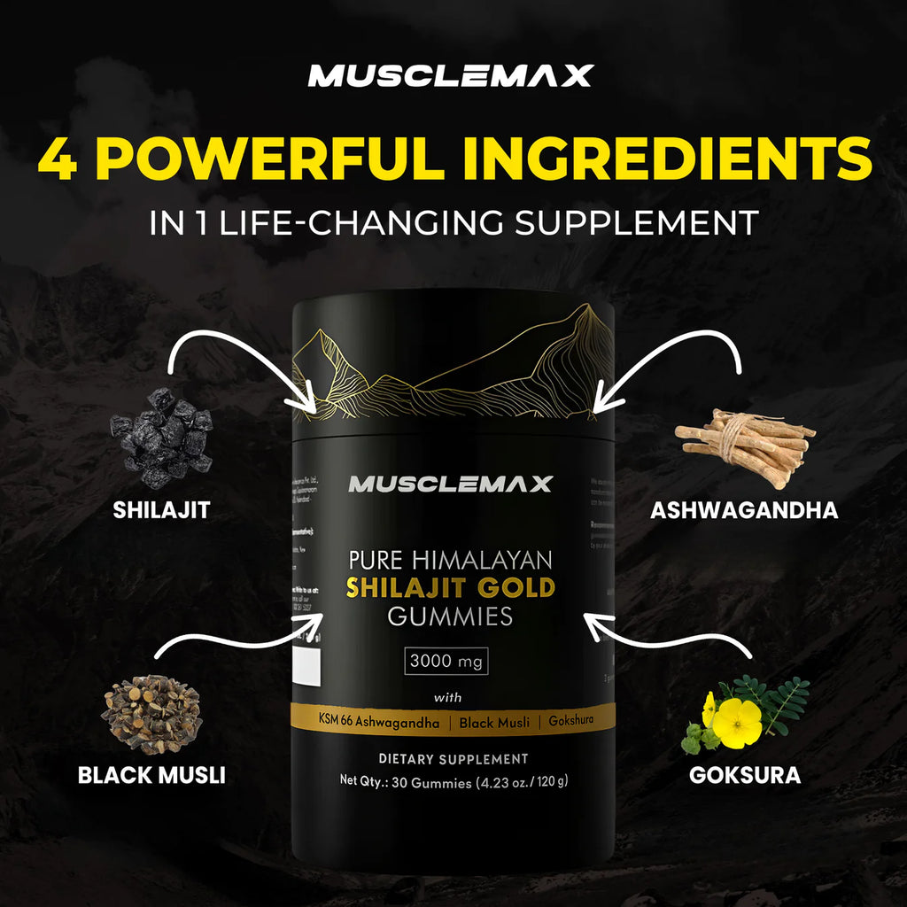 MuscleMax™ Pure Shilajit Gummies